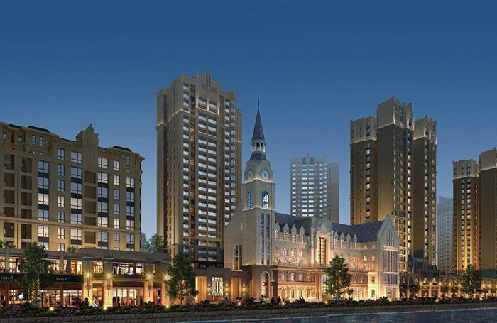 房地產凈水解決方案-小區直飲水機定制-樓棟供水處理系統-藍創沃特